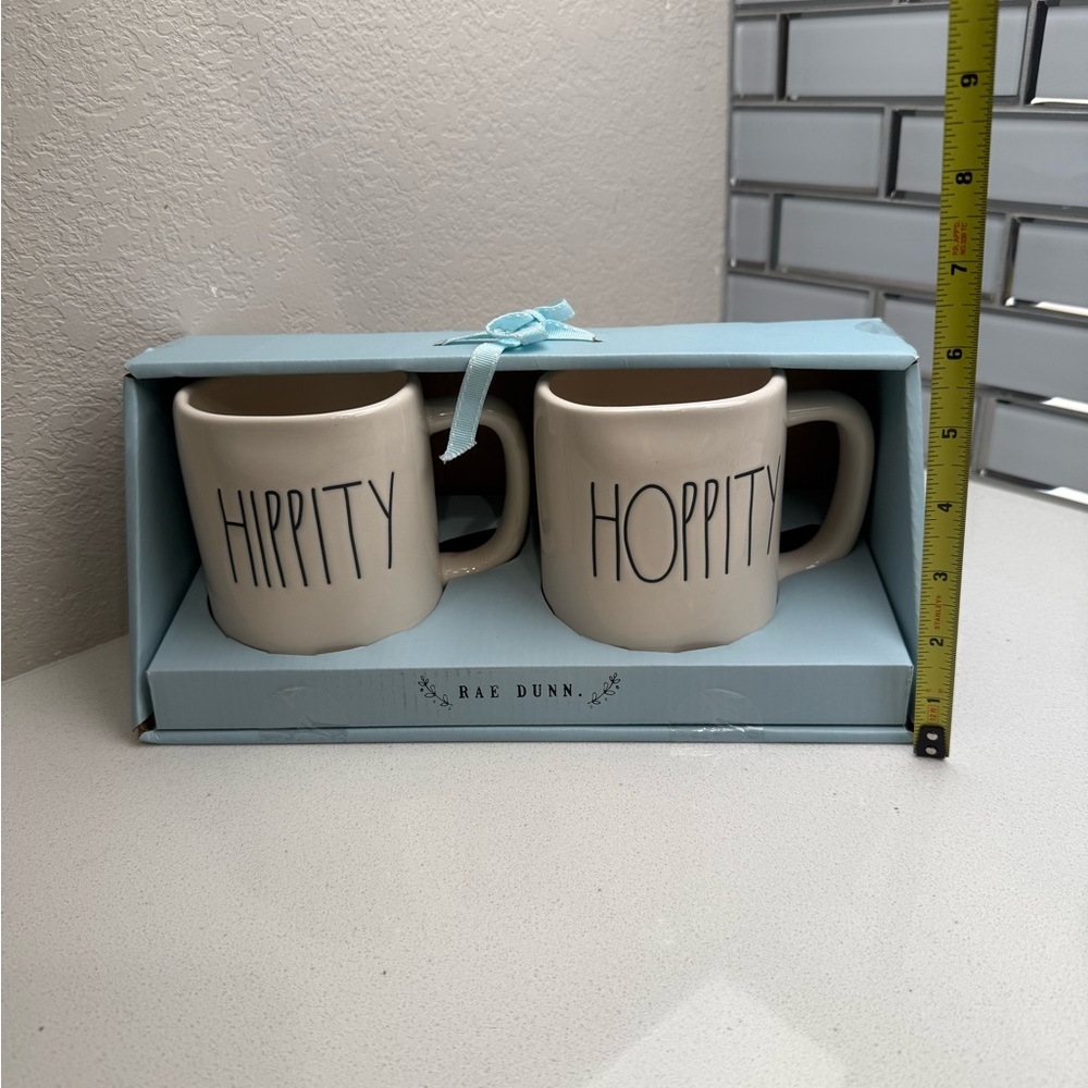 Rae Dunn Hippity Hoppity Mugs Easter Ceramic - Picture 8 of 8